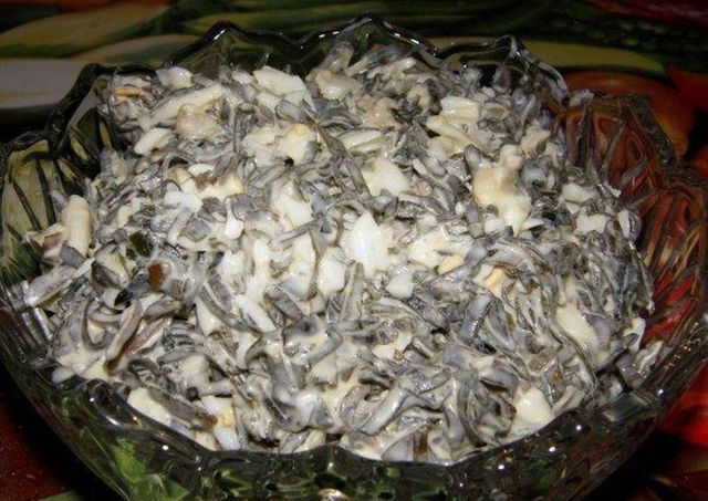 Салат морское дно - пошаговый рецепт с фото