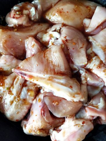 Рецепт: Карамелизированная курица с медом