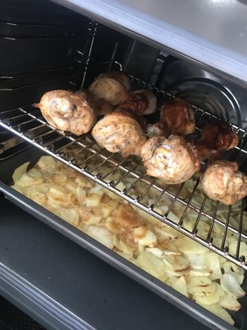Запечённая курица с картошкой – простой пошаговый рецепт приготовления с фото