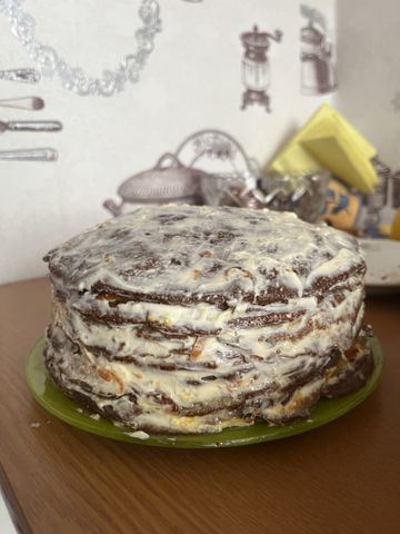 Печеночный торт из свиной печени — рецепт с фото пошагово