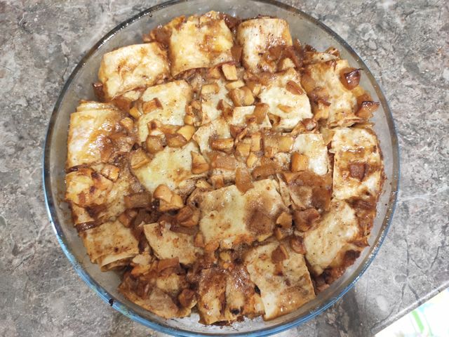 Рассыпчатый яблочно-творожный пирог с орехами рецепт – Американская кухня: Выпечка и десерты. «Еда»