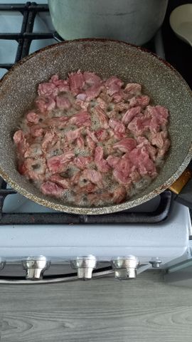 Поджарка из говядины — рецепт с фото