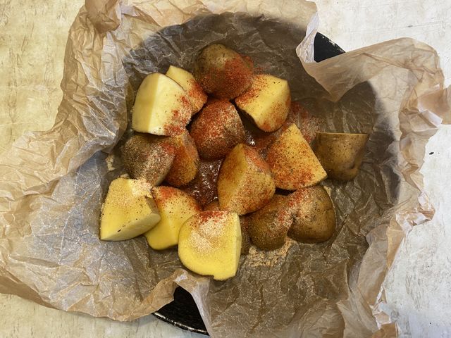 Мятая картошка в духовке, пошаговый рецепт на ккал, фото, ингредиенты - Констанция