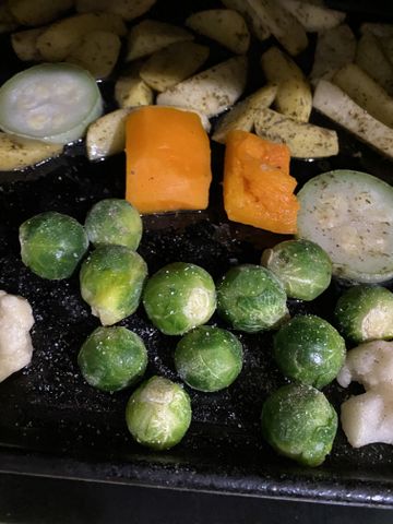 Запеканка из замороженных овощей в духовке