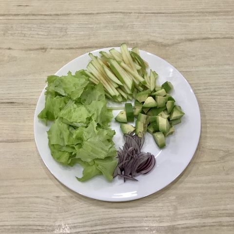 Салат из краба, авокадо и яблок - рецепт автора Татьяна 🌳