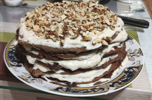 Коржи для торта на сковороде — рецепт с фото