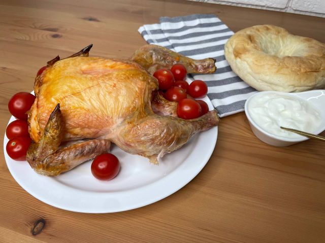 Курица запеченная на соли — рецепт с фото пошагово. Как приготовить курицу на соли в духовке?