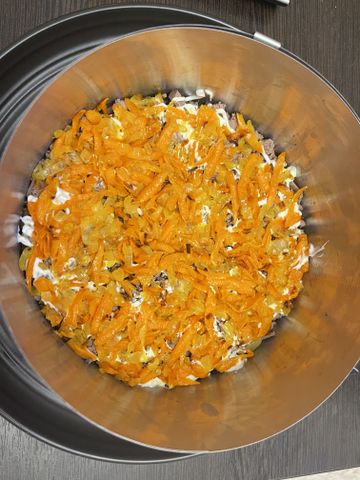 Слоеный салат с печенью и морковью - пошаговый рецепт с фото на ЯБпоела