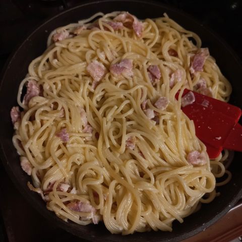 Паста Карбонара - рецепты с фото. Как приготовить пасту (спагетти) карбонара?