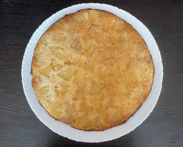 Пирог с ананасами в мультиварке