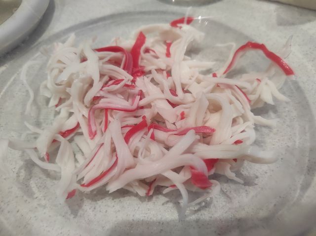 Свежий салат со снежным крабом – пошаговый рецепт приготовления с фото