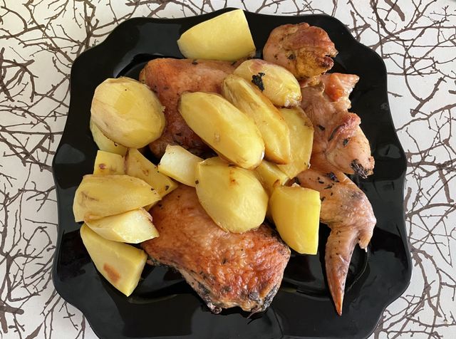 Крылышки с картошкой в рукаве в духовке - пошаговый рецепт с фото на taimyr-expo.ru