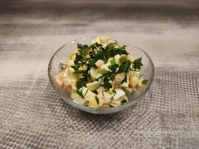 Рецепт быстрого салата с креветками