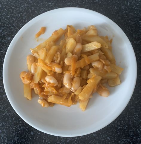 Картофель тушеный с фасолью - Рецепты в мультиварке Марины Петрушенко