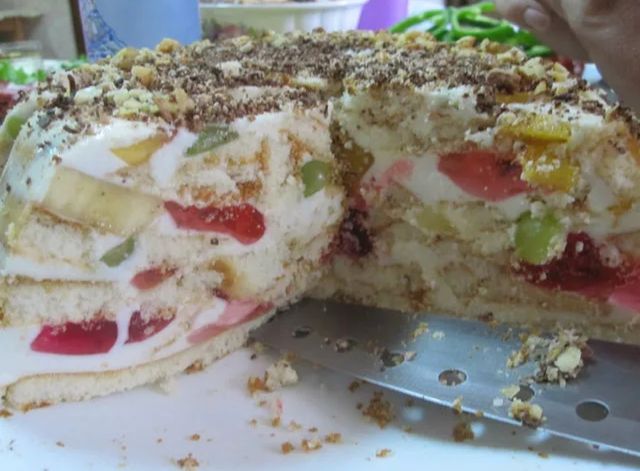 Торт битое стекло - пошаговый рецепт с фото