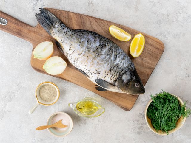 Рыба, запеченная с овощами в духовке