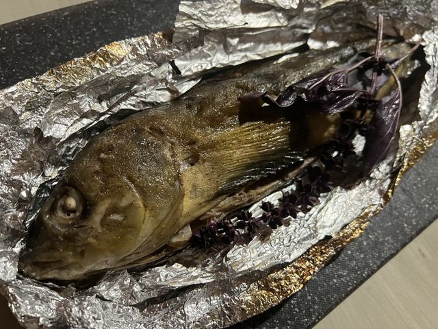 Рыба терпуг, запеченная в фольге