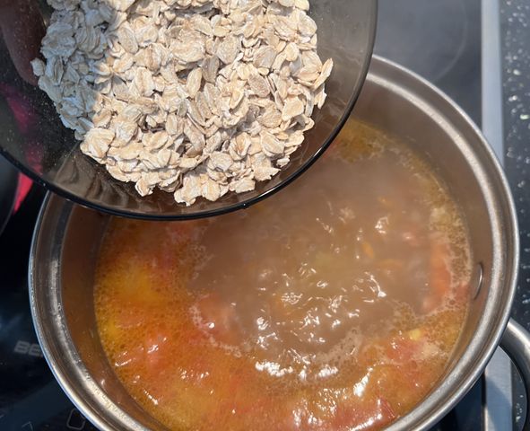 LikeLida | Фасолевый суп с овсянкой и овощами (веганский)
