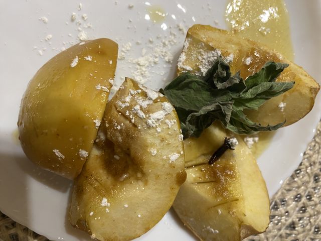 Как приготовить рецепт Гарнир пикантные макароны с яблоком