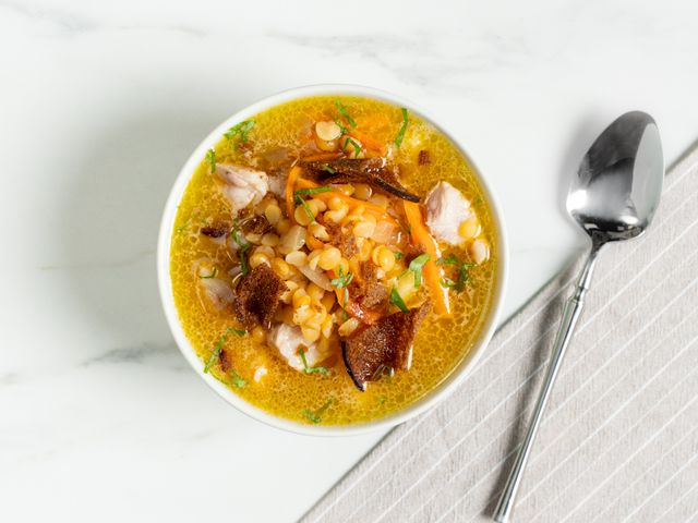 Гороховый суп со свининой в мультиварке — рецепт с фото пошагово