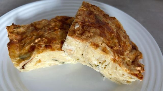 Домашний сабурани с сыром