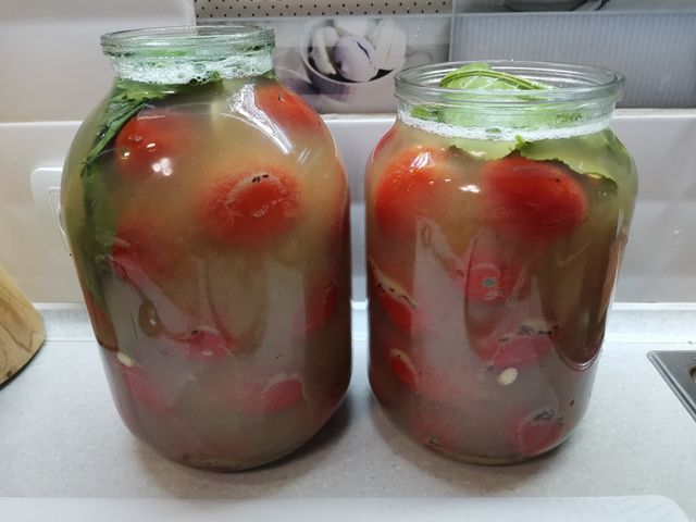 Рецепт в 5-литровом ведре. Готовим вкусные квашеные помидоры с горчицей