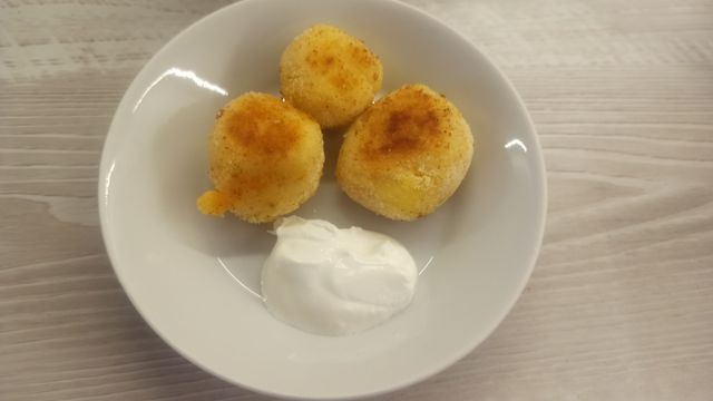 Картофельные шарики в духовке
