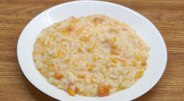 Тыквенная каша с рисом - Кулинарный пошаговый рецепт с фото.