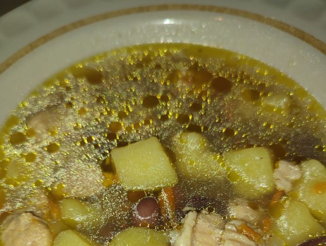 Как приготовить фасолевый суп с копчеными ребрышками.