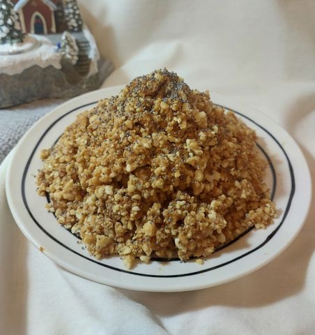 Рецепт: Торт муравейник - с орехами