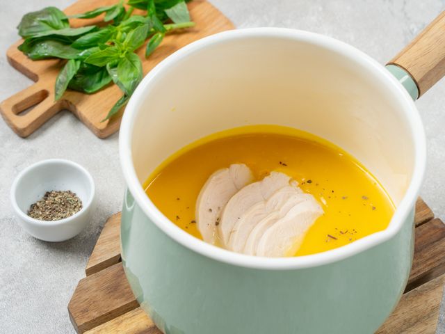 Рецепт тыквенного супа-пюре с курицей с фото пошагово | Меню недели