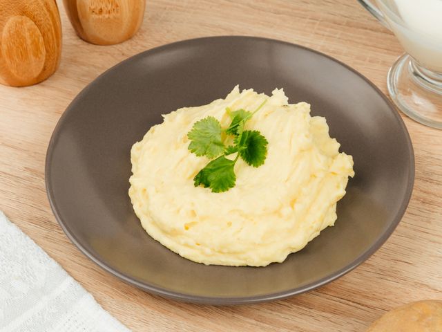 Картофельное пюре со сливками и маслом