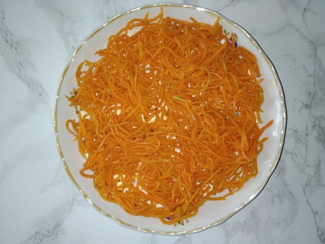 Как приготовить рецепт Корейская морковь на зиму