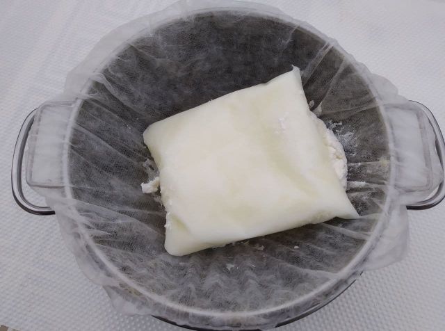 Творожный сыр из кефира и сметаны - рецепт приготовления