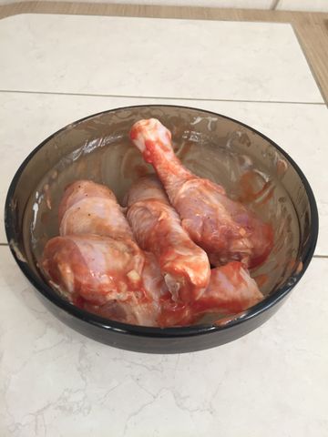 Куриные голени запеченные с картошкой в мультиварке - пошаговый фото-рецепт