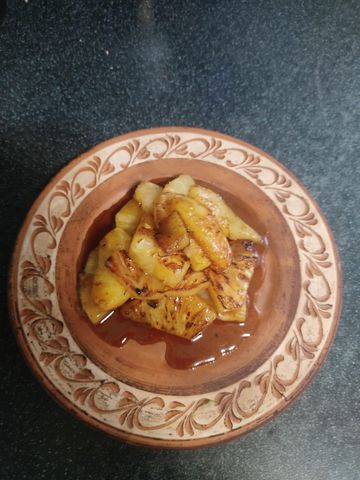 Жареный ананас чили с мороженым Просто Кухня рецепт с фото пошагово