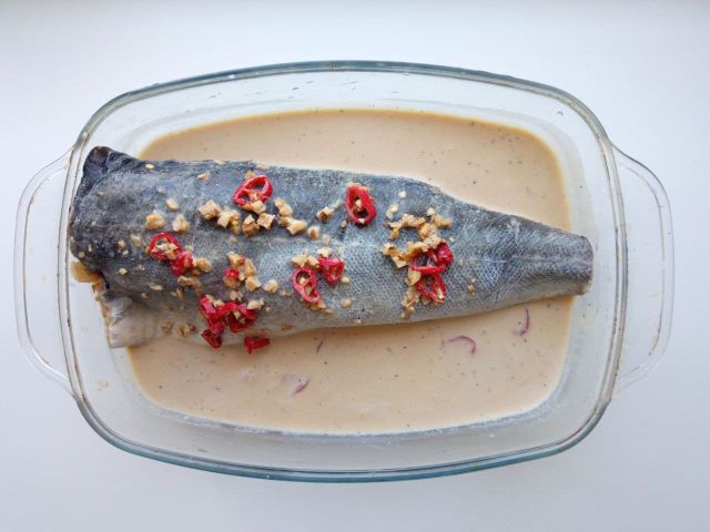 Рыба запеченная в кокосовом молоке - рецепт приготовления с фото от уральские-газоны.рф