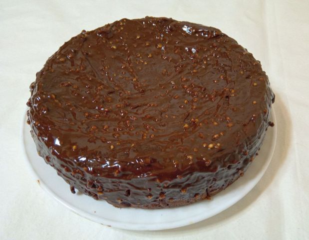 Пирог вишня в шоколаде рецепт с фото пошагово
