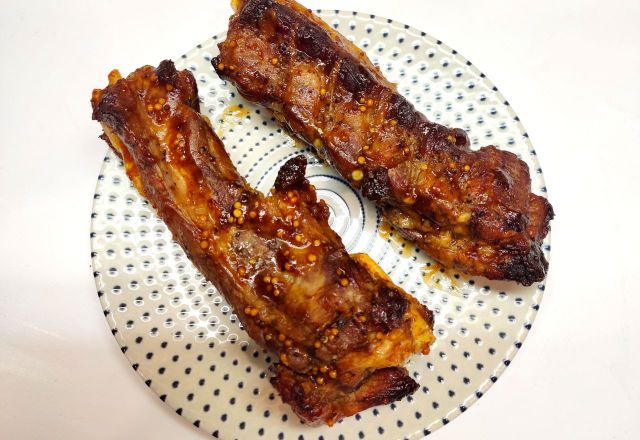 Свиные ребрышки в маринаде в духовке рецепт – Европейская кухня: Основные блюда. «Еда»