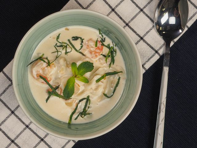 «Паста с морепродуктами: готовим на ужин в сливочном соусе» — создано в Шедевруме