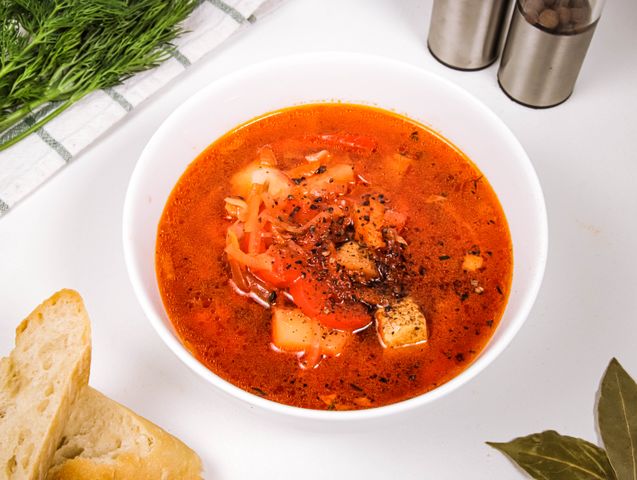 Борщ из говядины и свинины рецепт – Украинская кухня: Супы. «Еда»