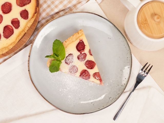 Песочный пирог с творогом и клубничным желе рецепт – Итальянская кухня: Выпечка и десерты. «Еда»