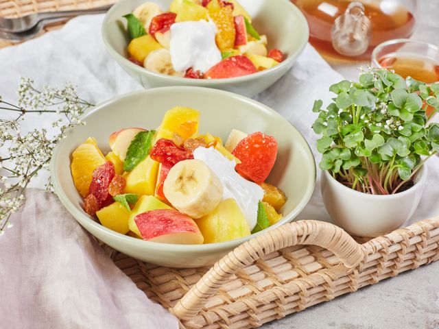фруктовый салат с сметаной рецепт | Дзен