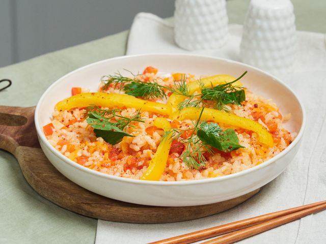 Рис с морковью на гарнир