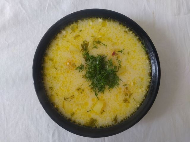 Сырный суп с копченой курицей – пошаговый рецепт приготовления с фото