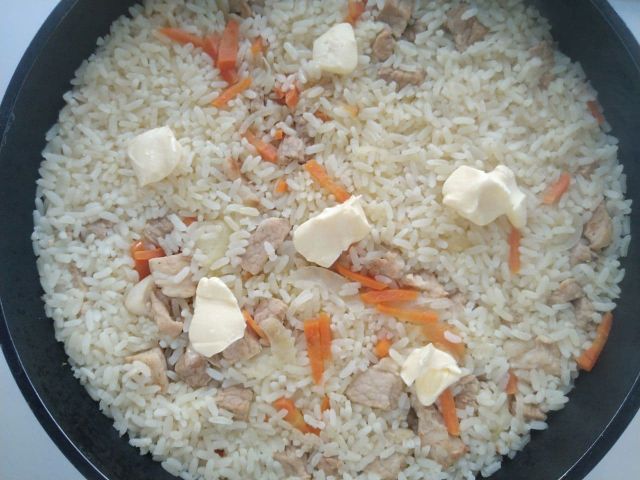 Рис со свининой, рецепт