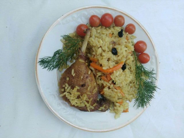 Плов с мясом гуся «Домашняя фантазия» – пошаговый рецепт приготовления с фото