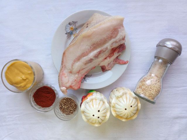 Свиная прослойка в фольге в духовке — рецепт с фото пошагово