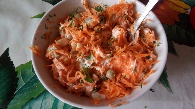 Салат из редьки, свеклы и моркови