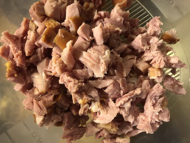 Салат с копченым мясом , пошаговый рецепт на ккал, фото, ингредиенты - Ирина